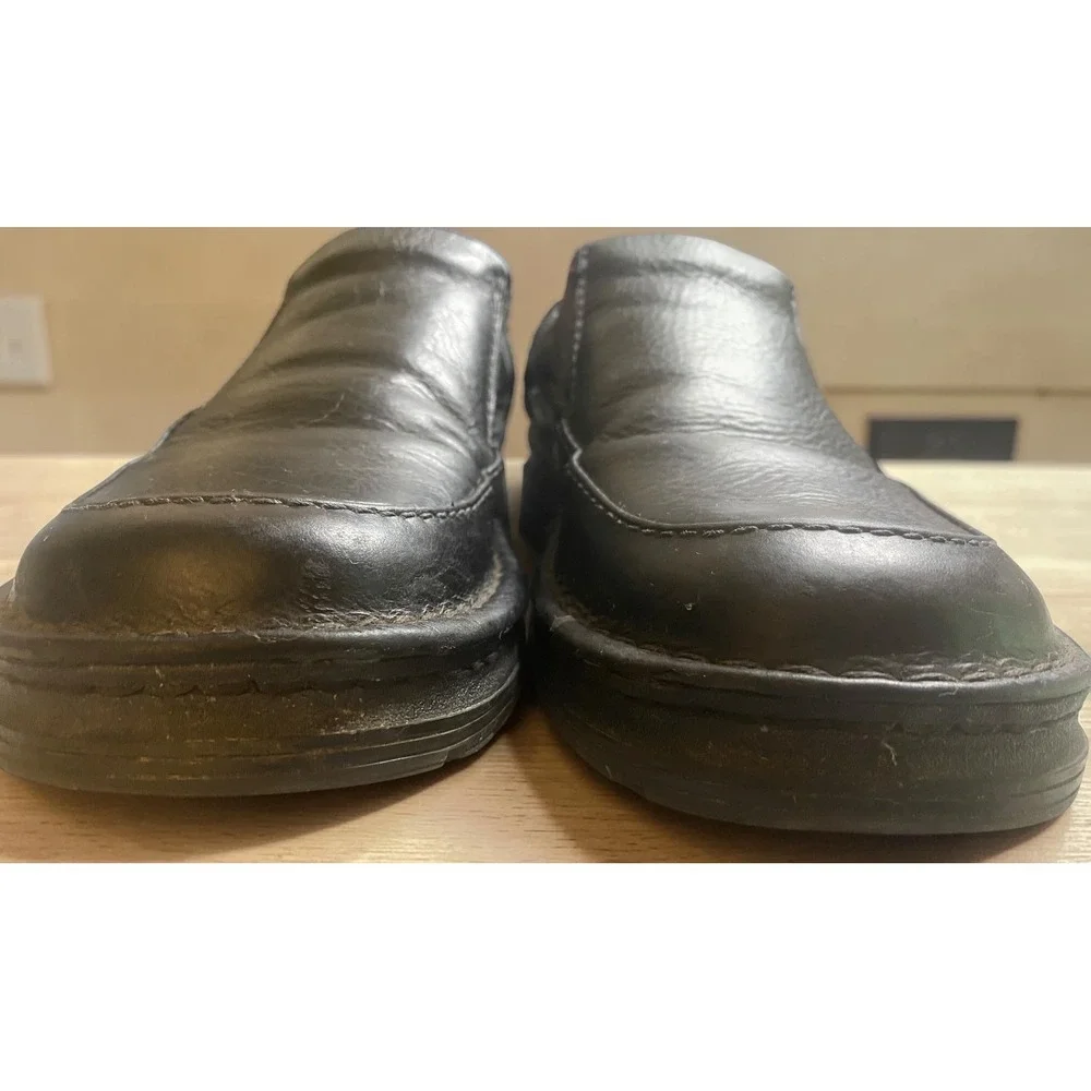 Dr. Martens Niel Slip-On Black Leather Men's Comfort Sole Loafers Size 10‎